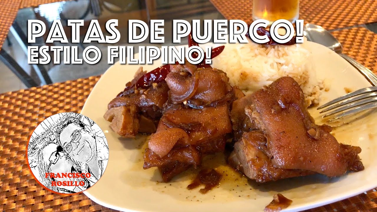 Patitas de Puerco Estilo Filipino - Como hacer Patitas de Puerco - Receta de Patitas de Puerco