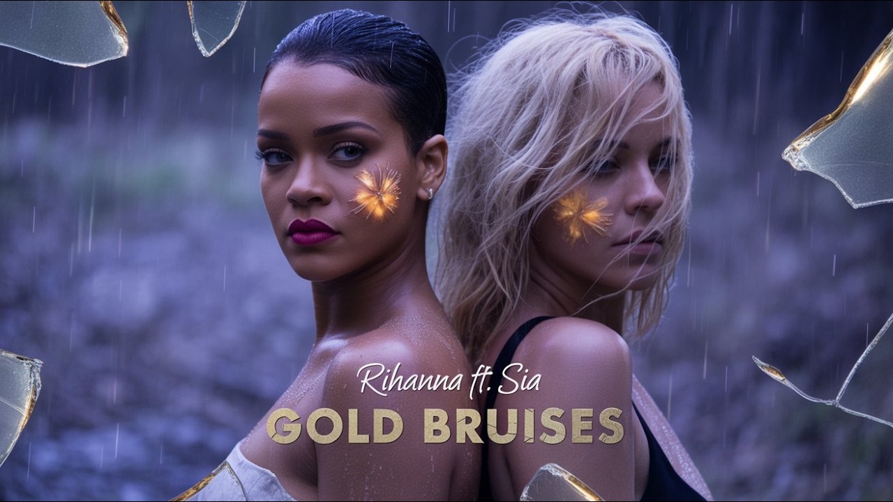 Rihanna ft.  Sia -  Gold Bruises (Lyrics Video)