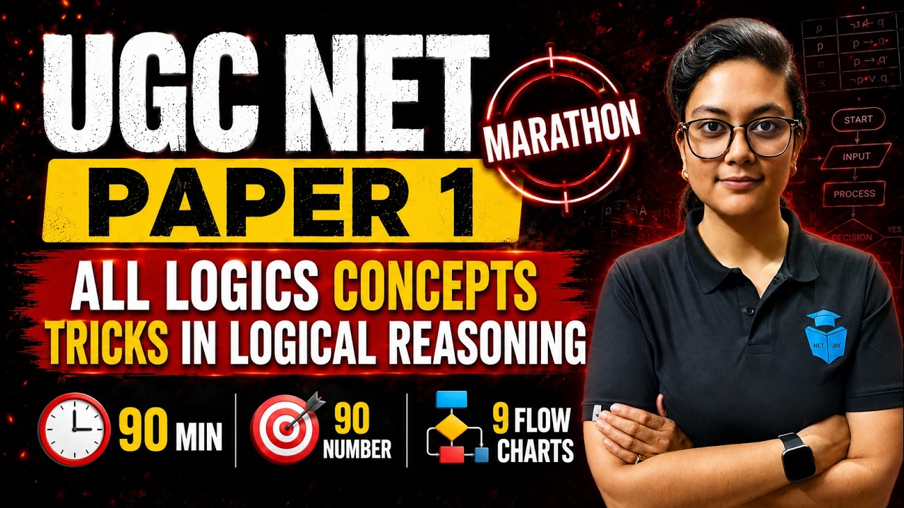 UGC NET Paper 1 Logical Reasoning | All Logics and Tricks in ONE VIDEO | Aditi Mam