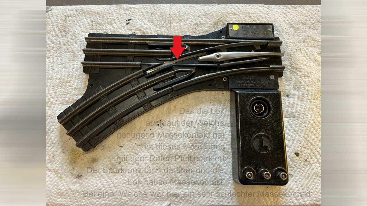 Lionel 022 Linke Weiche Revision & Reparatur