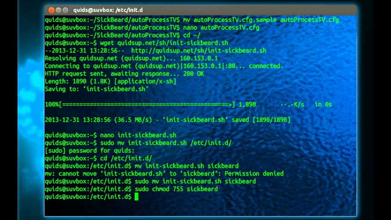 How to Install & Configure SickBeard in Ubuntu