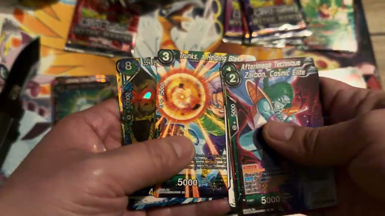 Dragon Ball Card Game Mythic Booster Box Opening 