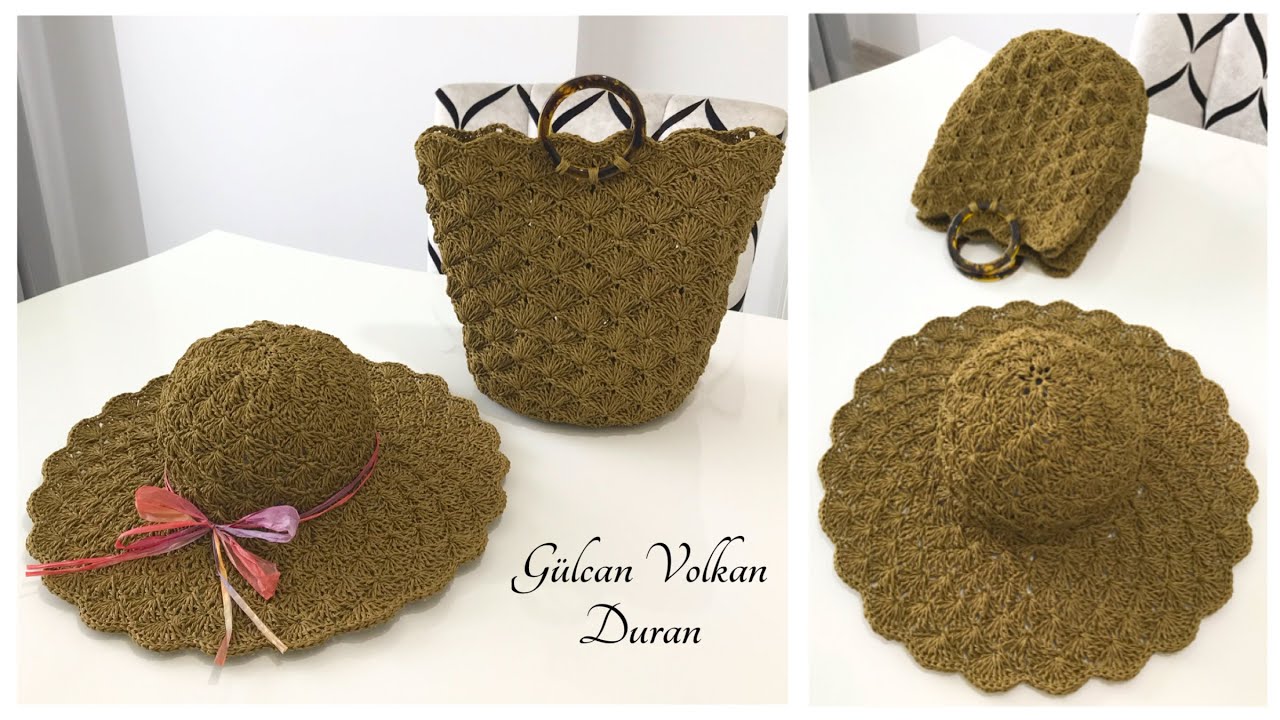 👒Bu Yaz☀️ Örmeyen Kalmasın 🥰 Kağıt İp Çanta Tarifi 🌻