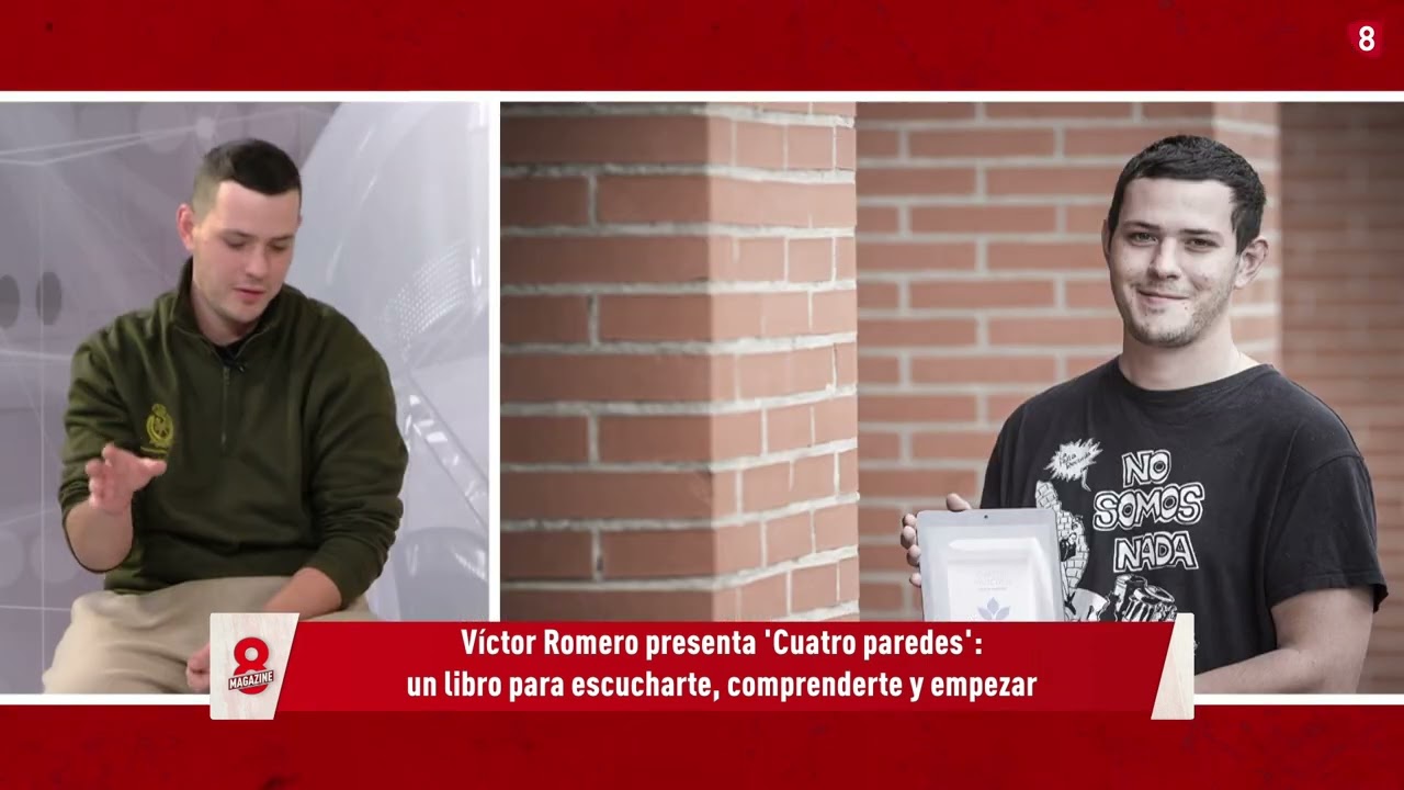 VÍCTOR ROMERO PRESENTA 'CUATRO PAREDES', SU PRIMER LIBRO / 8 MAGAZINE SORIA