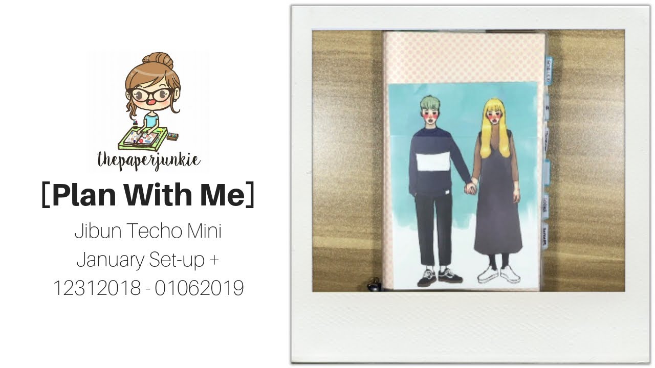 [Plan With Me ] Jibun Techo B6 Slim January Set-up + 12312018 - 01062019 | Tea Time Plans
