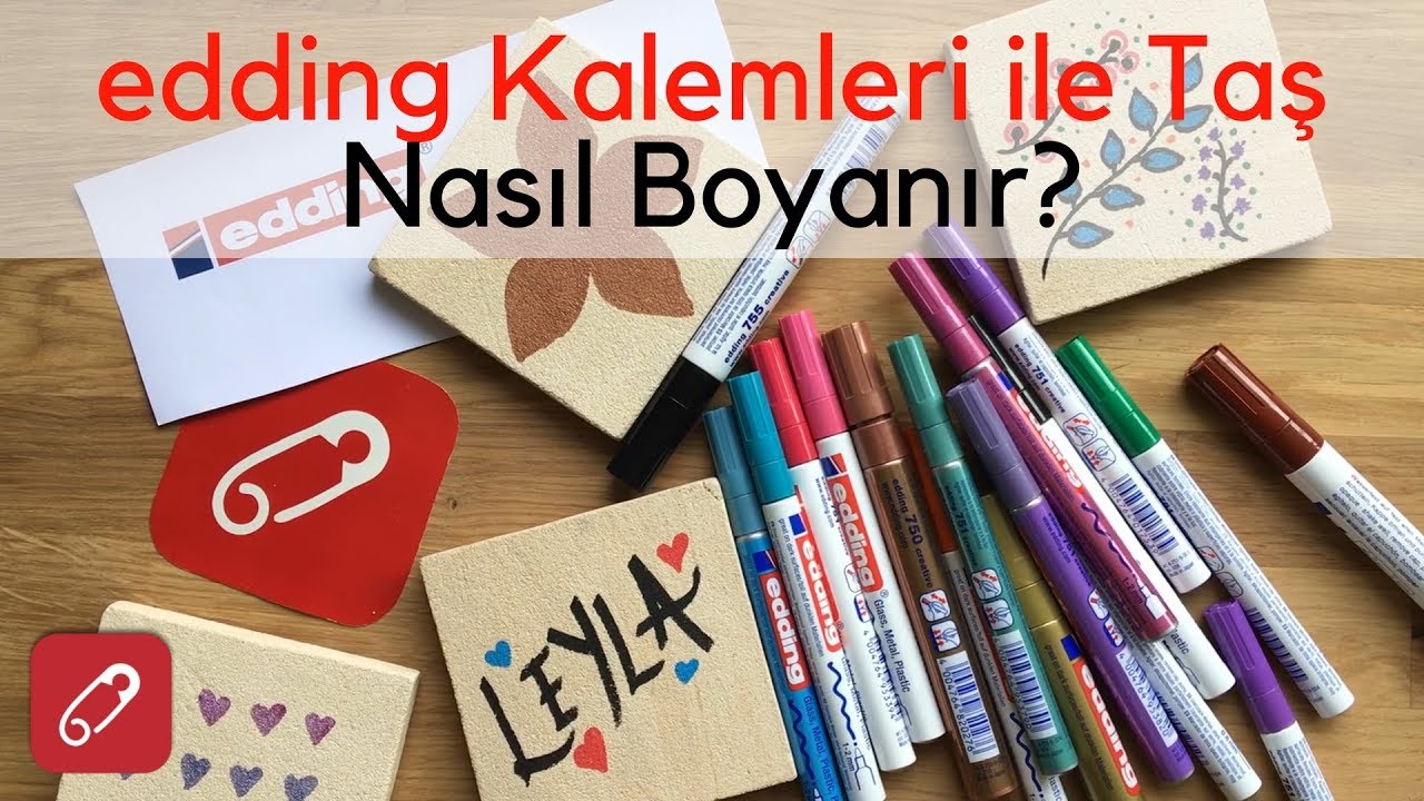 Taş Malzeme Boyama / Taş Süsleme - Taş Üzerine Yazı Yazma - Taşa Nasıl Yazı Yazılır? | 10marifet