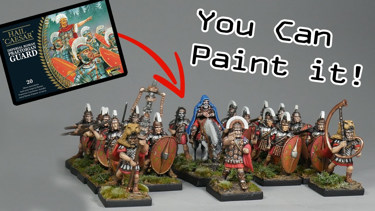 Painting Roman Praetorians in 28 mm!