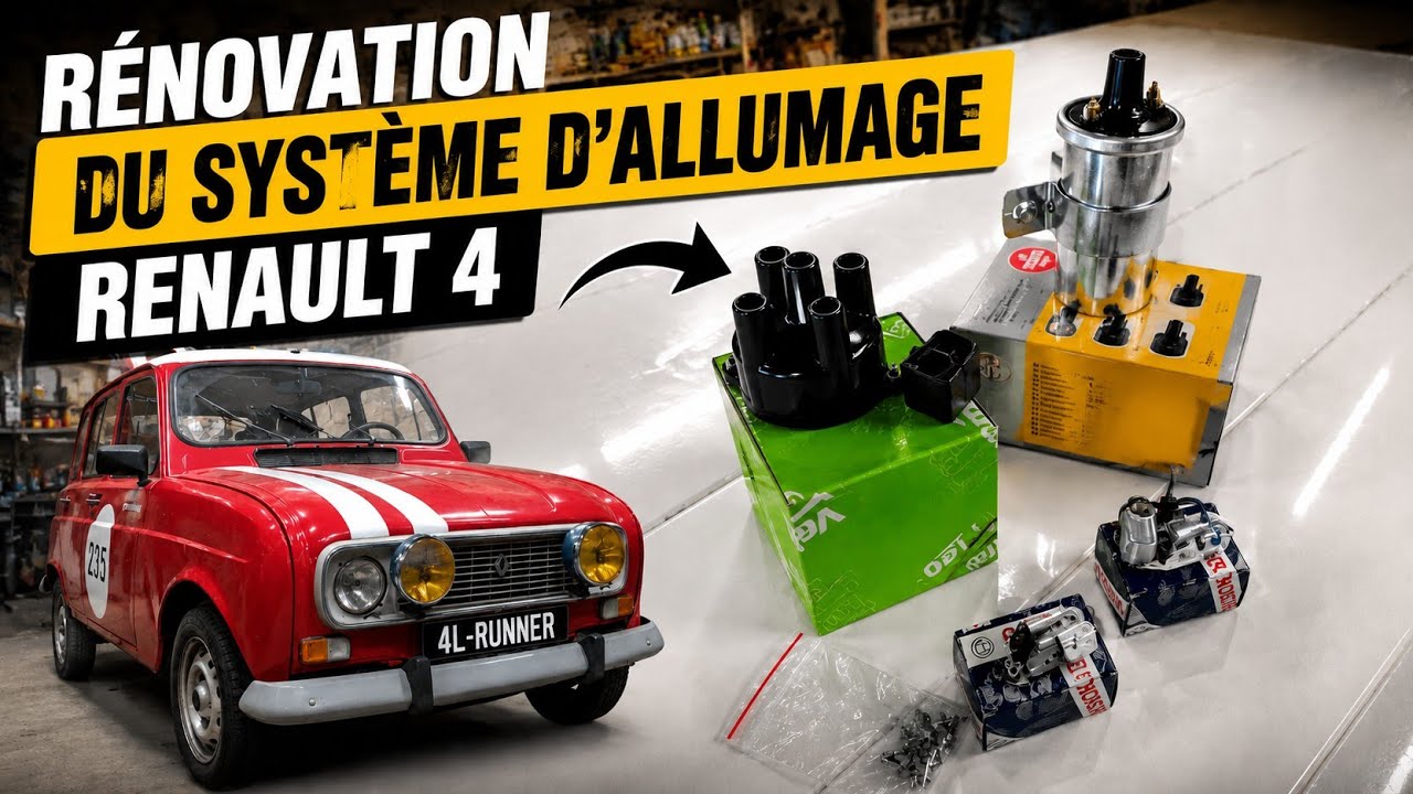 Renault 4L : Rénovation de l'allumage.