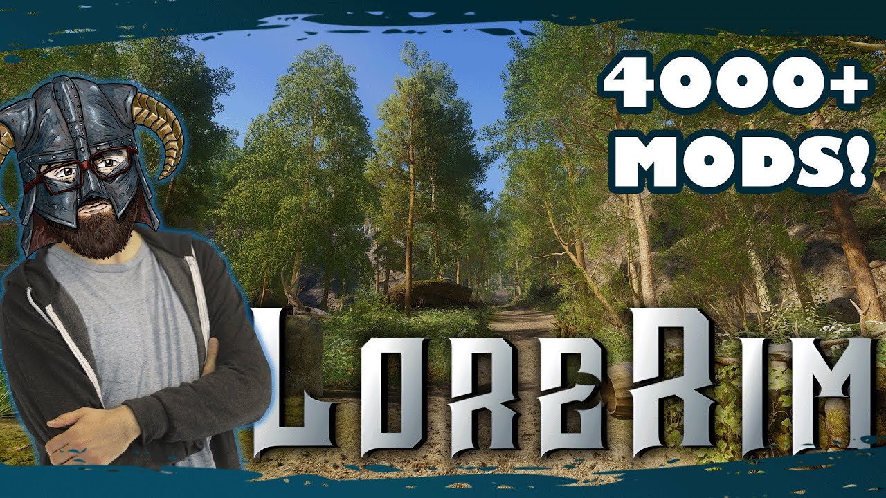 First Twitch Affiliate Stream - Checking out HUGE Skyrim Modlist Overhaul with LORERIM!