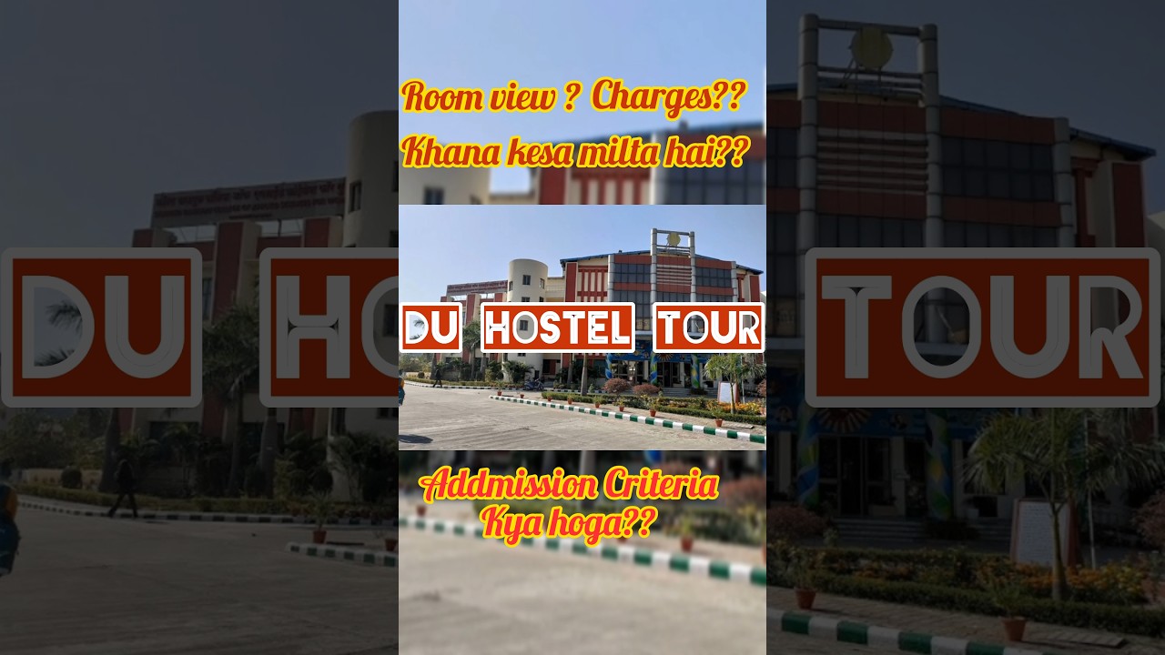 DU Hostel Tour | DU Hostel fees | DU Hostel Charges #delhiuniversity #hostellife #hostelroom