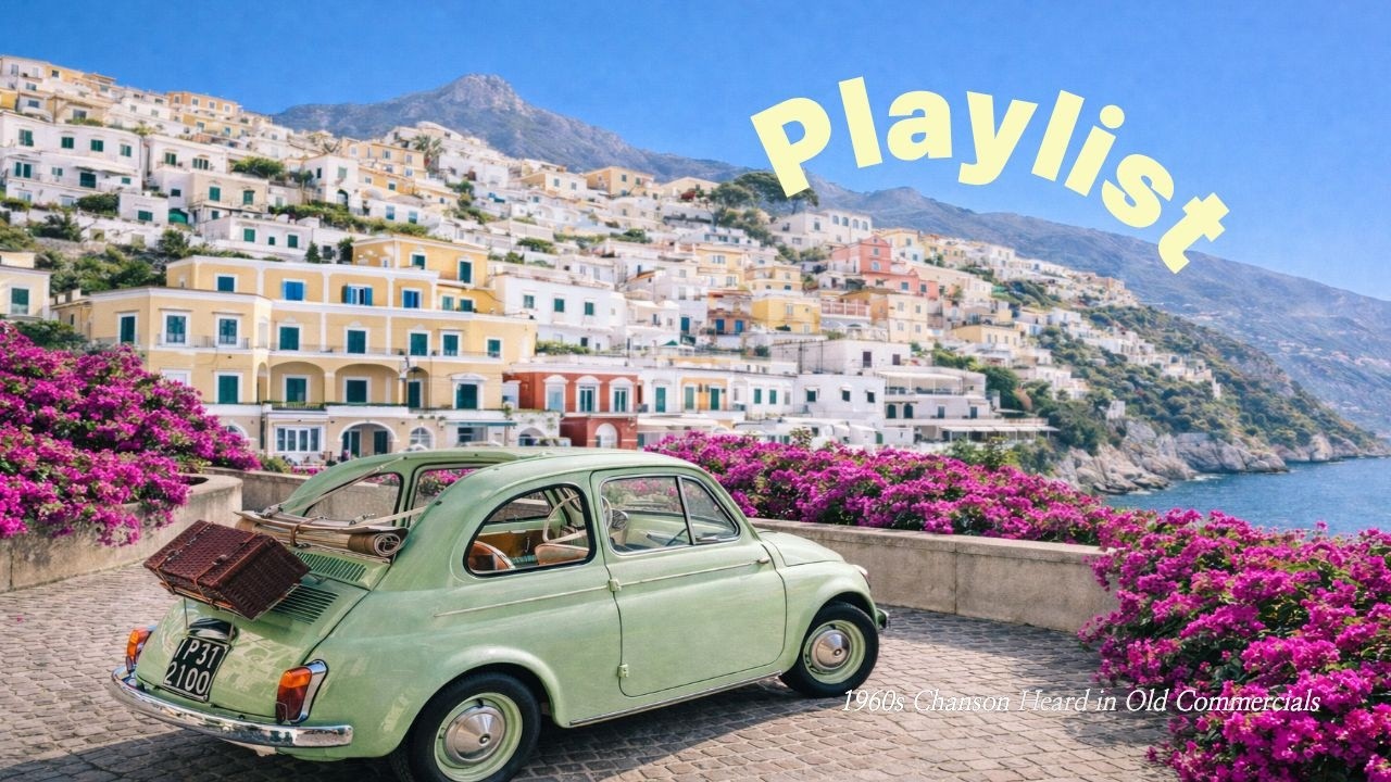 [Playlist]☕︎광고에서 들었던 60년대 샹송들-1960s French song,Chansons des années 60 entendues ailleurs/suggarglow