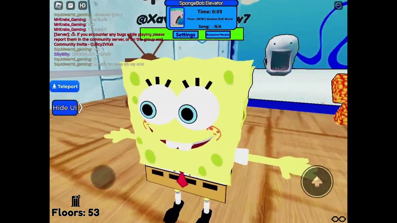 SpongeBob elevator 2 real gameplay omg not clickbait
