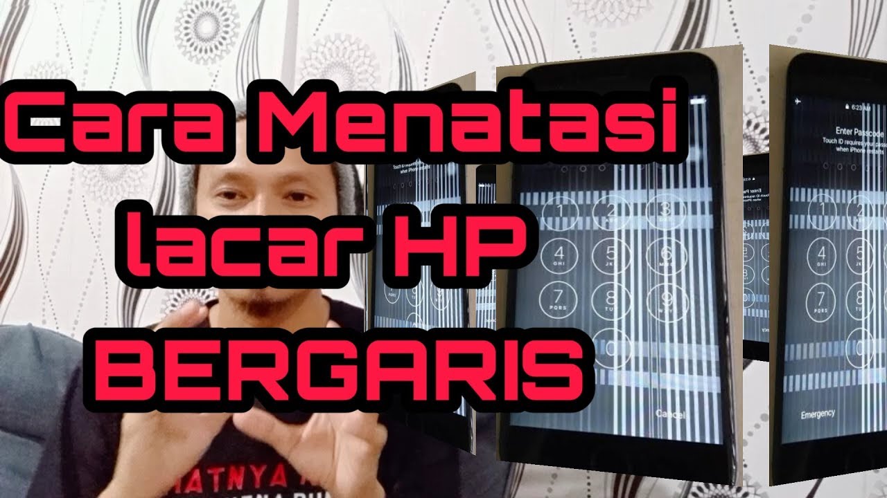 Mengatasai LCD HP BERGARIS tanpa ganti LCD