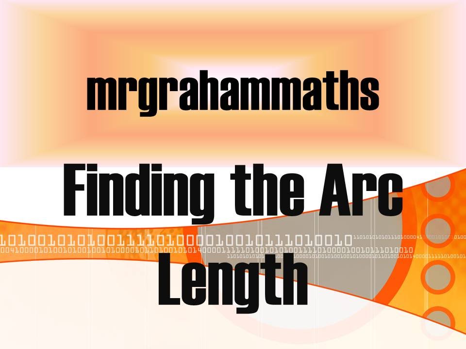 National 5 Maths Finding the Arc Length