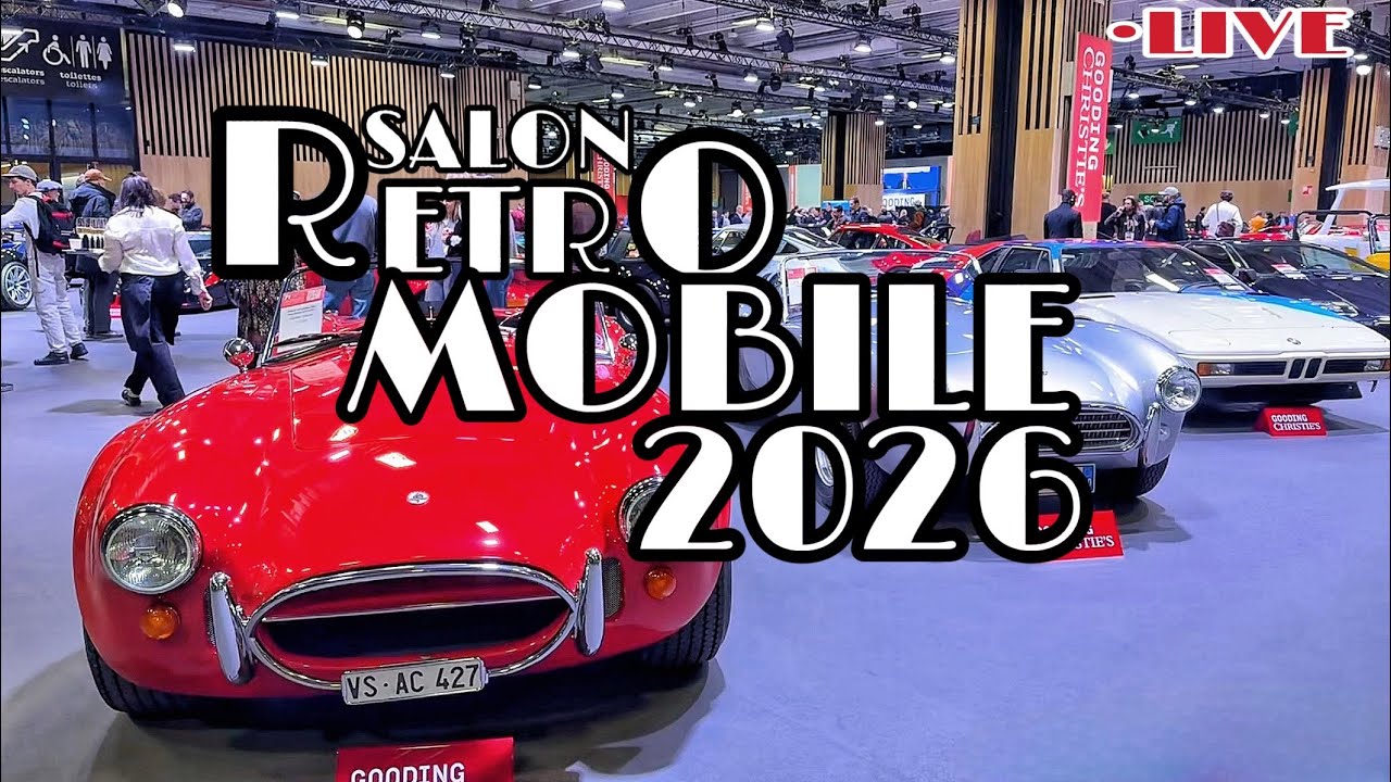 [🇫🇷Paris Live] Salon Retro Mobile 2026 (avant-première l'exposition) Live Streaming 27/January/2026