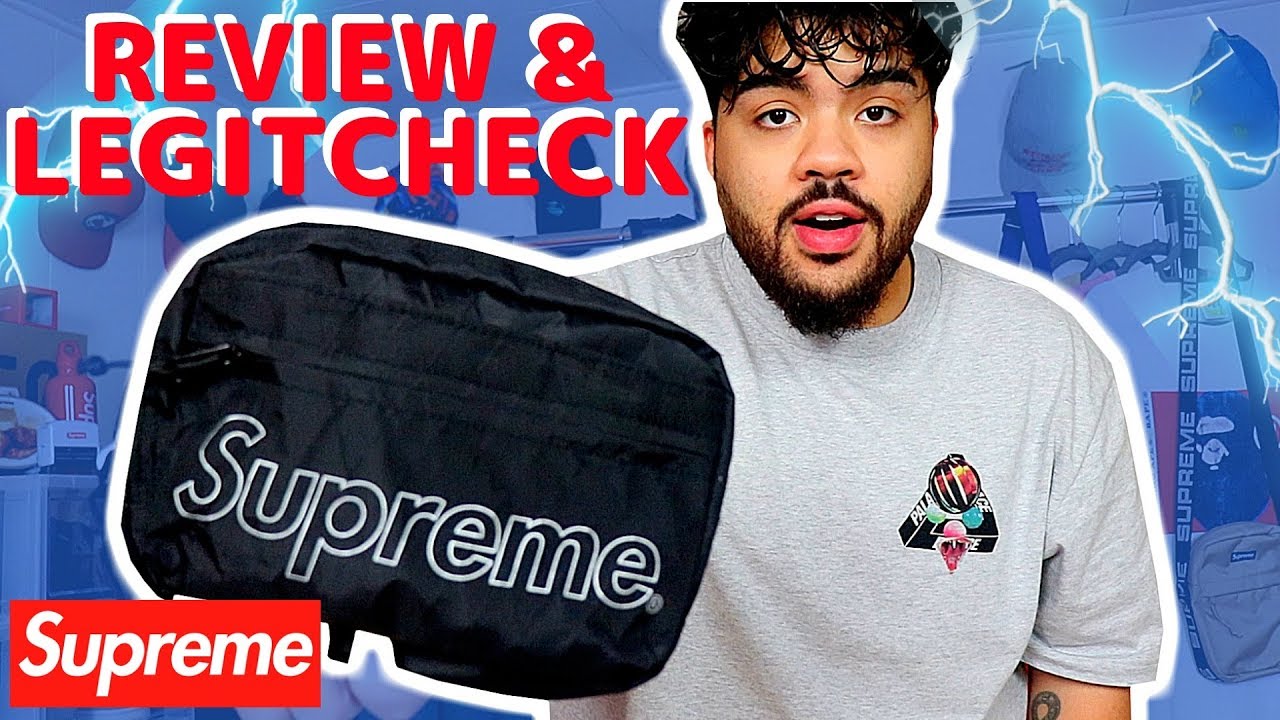 SUPREME Fw18 SHOULDER BAG REVIEW & LEGIT CHECK!! *Fw18 Week 1*