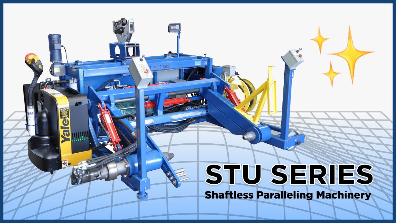 Reel Power Industrial's STU Series Shaftless Paralleling Machinery | @ReelPowerInd