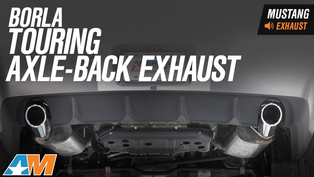 2005-2009 Mustang GT & GT500 Borla Touring Axle-Back Exhaust Sound Clip & Install