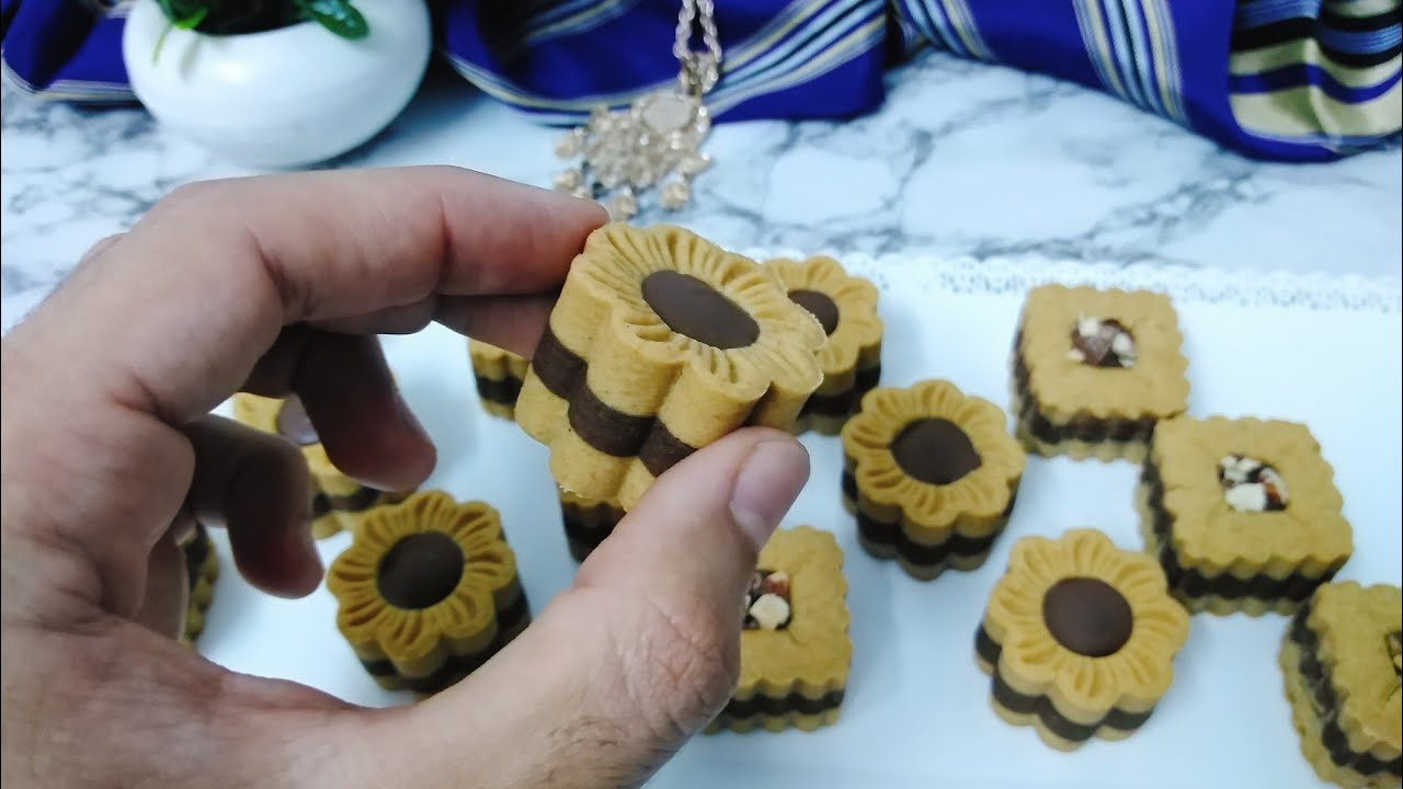 غريبة حمص برستيج بالكاكاو بطريقة المحترفين و بدون رحي  لمشروع منزلي أو لحلويات العيد 🌙😍