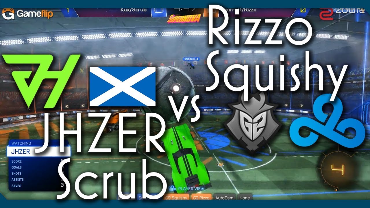 Supernova Match 8 | Rizzo & Squishy vs JHZER & Scrub | Rocket League