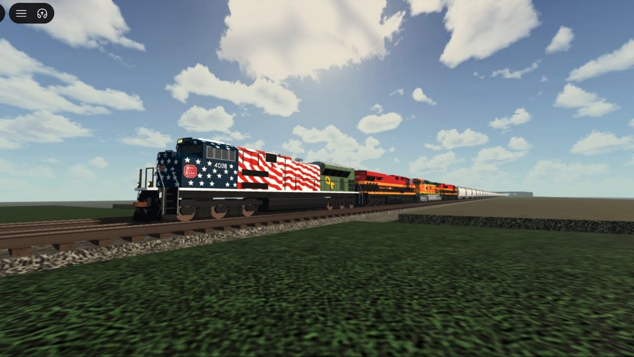 Chasing KCS 4006 Veterans Unit leading on KCS Grain Train