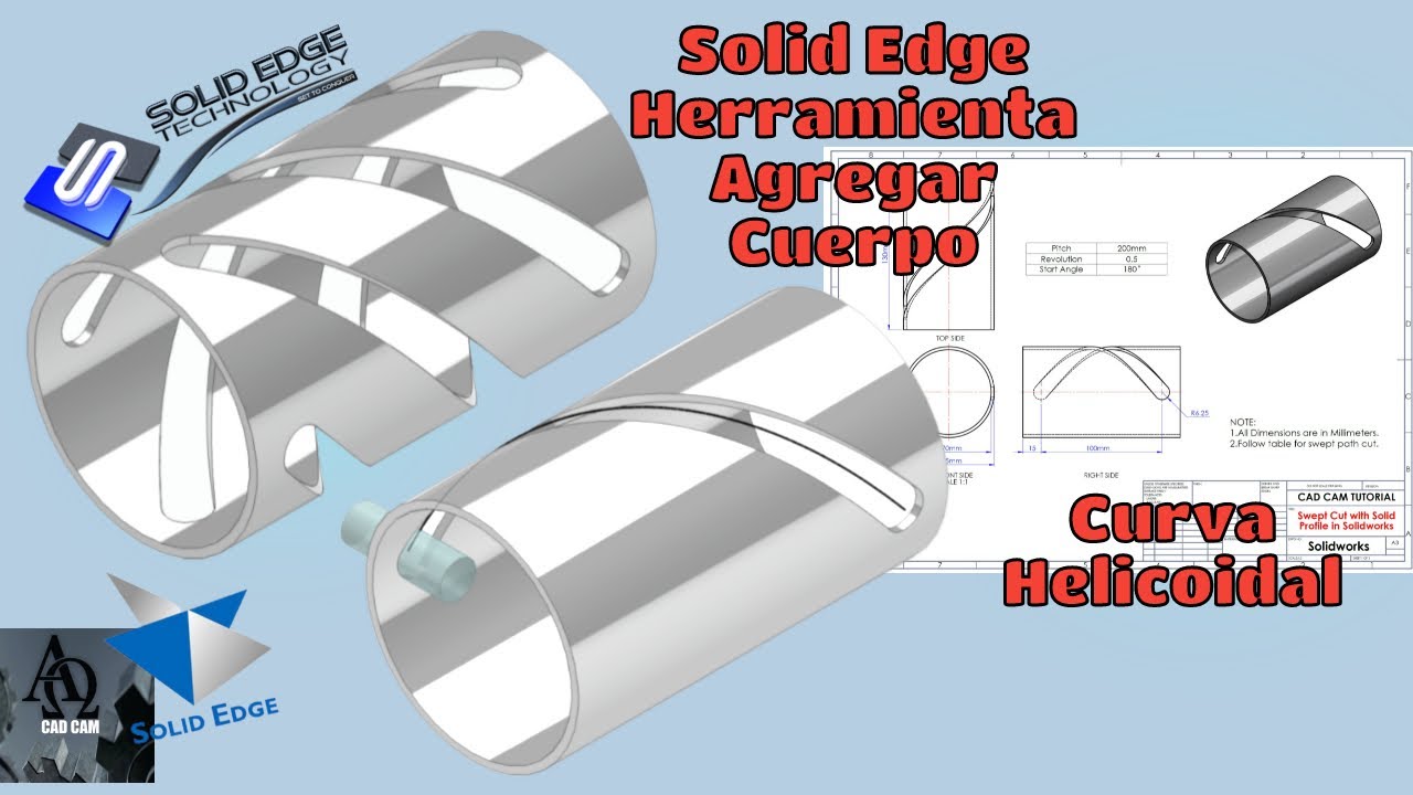 Solid Edge BASICO PRACTICO Paso a Paso | TUTORIAL |