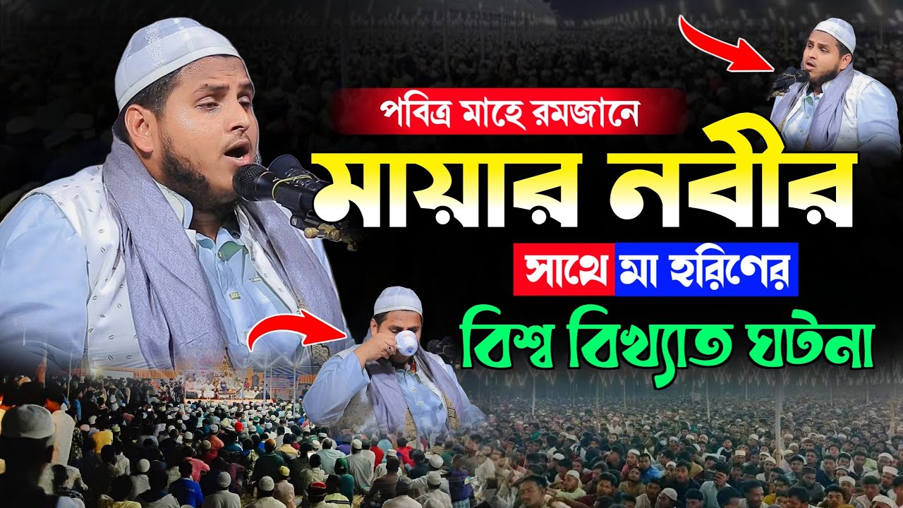 নবীর সাথে মা হরিণের বিশ্ব বিখ্যাত ঘটনা | মুফতী মাইন উদ্দিন জাব্বারী (বি বাড়িয়া) new Islamic waz 2026