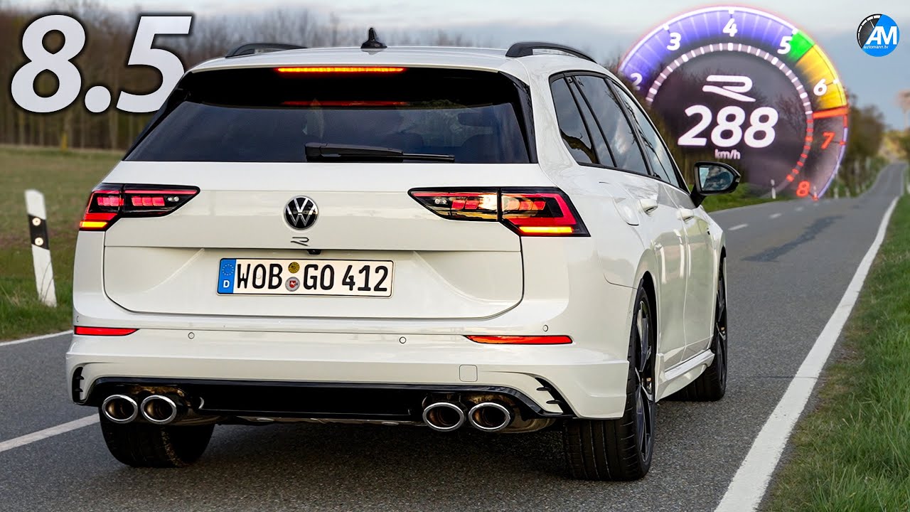 NEW! Golf R 8.5 VARIANT | 0-290 km/h acceleration🏁| Automann in 4K