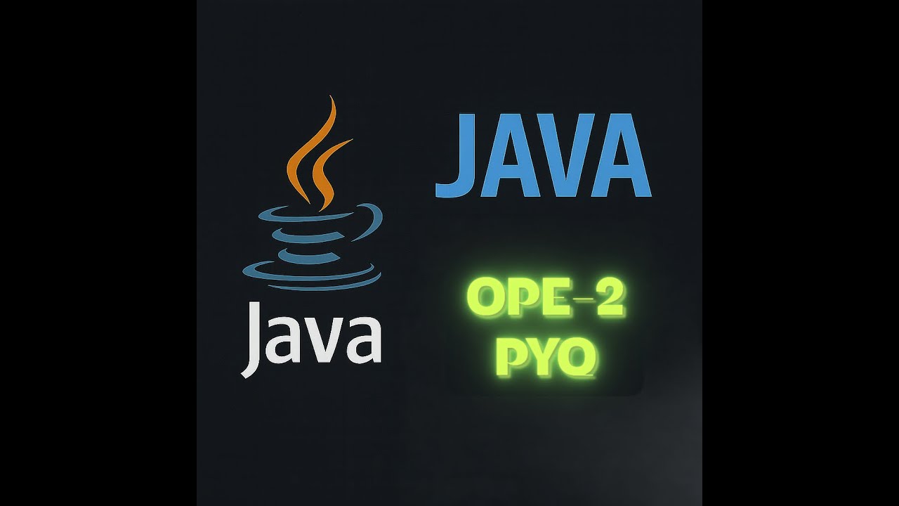 Java OPE - 2 вопроса по обработке исключений || Концепции программирования на Java || Степень бак...