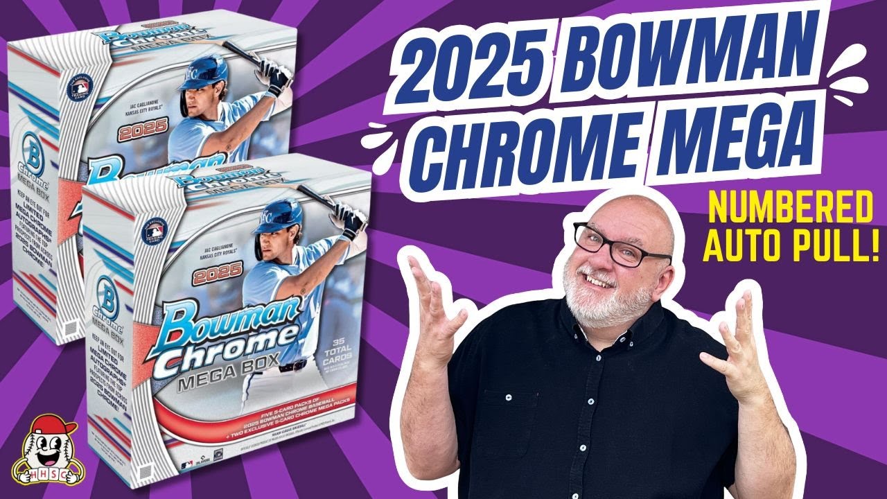 ✨⚾Разрываю ДВА мегабокса Bowman Chrome 2025 года!⚾АВТОМАТИЧЕСКИЙ ВЫТЯГИВАТЕЛЬ!✨