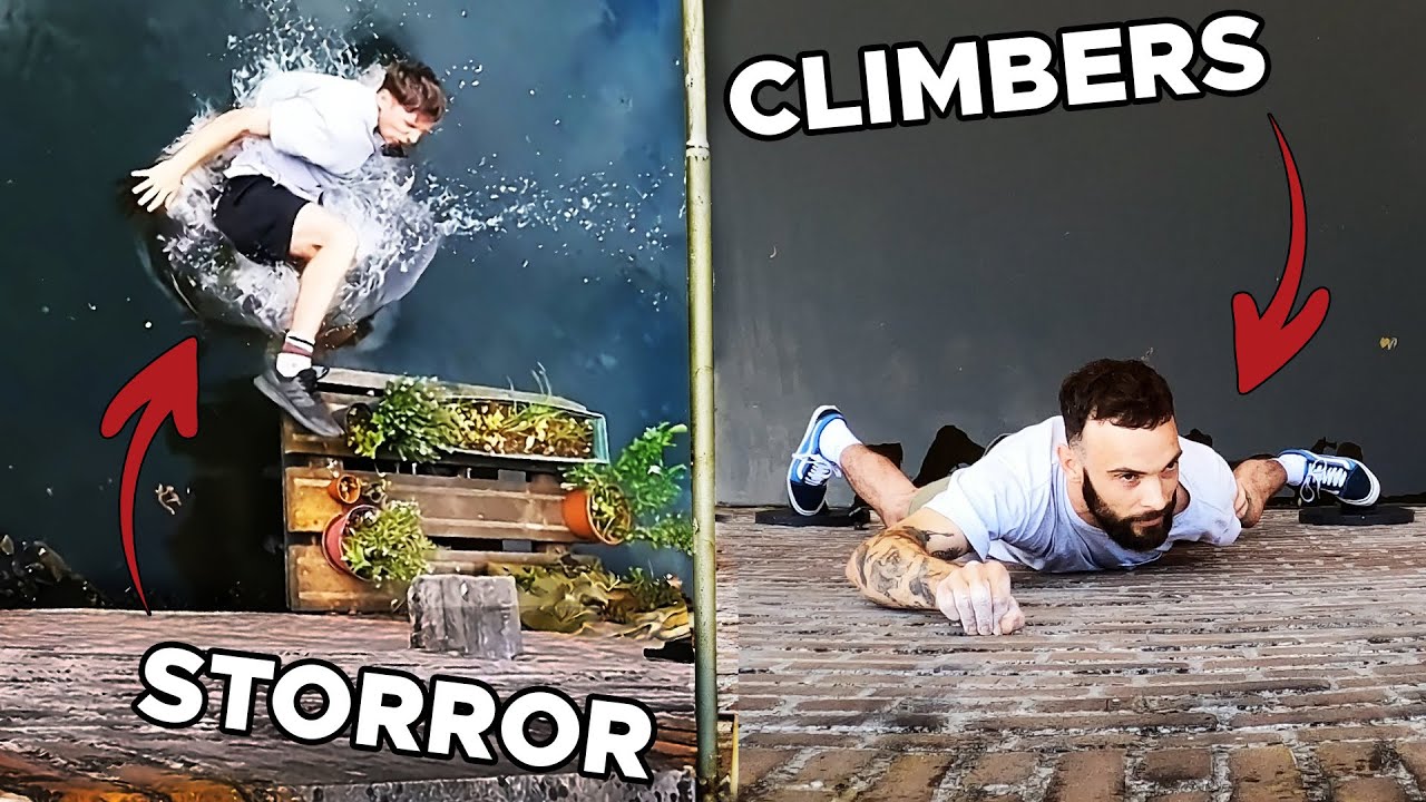 STORROR бросил нам вызов! || Испытание «Скалолазание по воде»