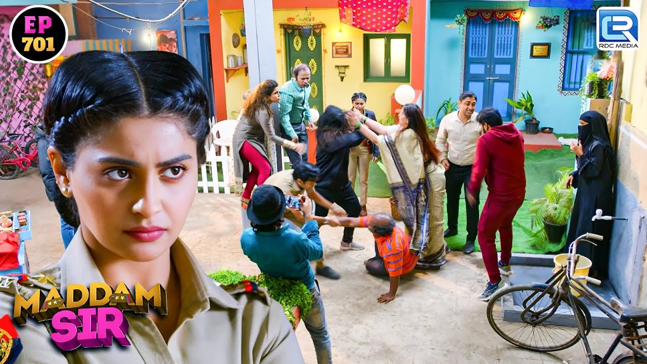 थाने के सामने हुई 2 पड़ोसियों के बिच हाथापाई || Maddam Sir || New Full Episode 701