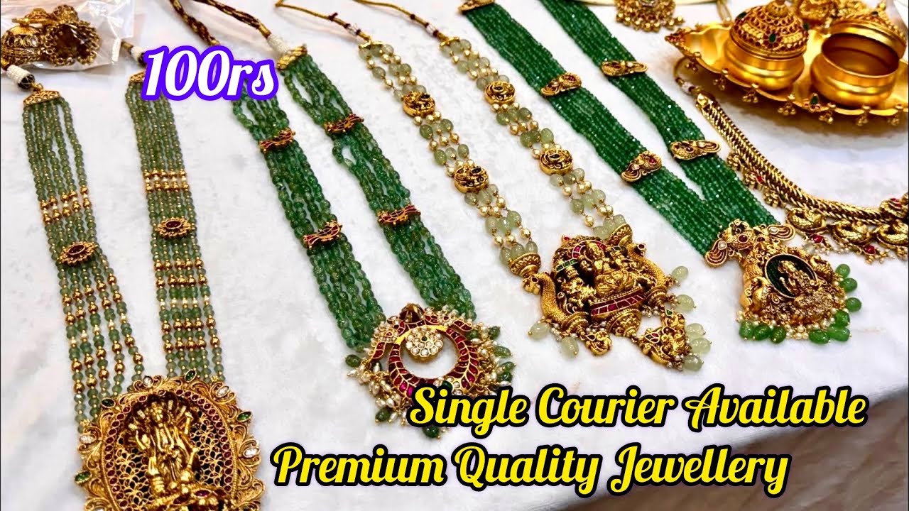 Chickpet Banglore Premium Quality Imitation & 1Gram Gold Jewellery Collection From 100rs Single Avl