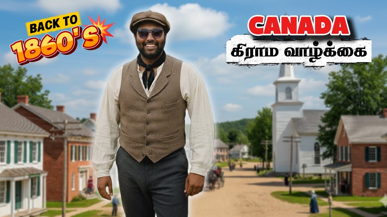 Canada Village Life - 1860களில் வாழும் கனடா கிராமம் 🇨🇦 🏡 | Tamil Travel Vlog