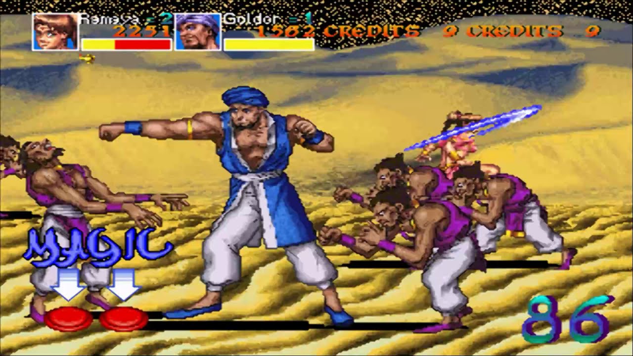 Arabian Fight Mame Arcade Multiplayer Full Gameplay