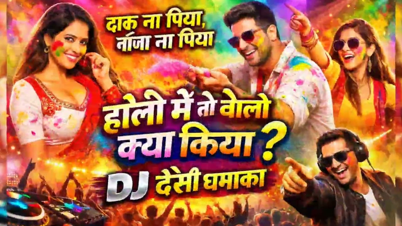 भोजी के चोली में रंग ना दिया | Bhoji Holi DJ Remix 2026 | Desi Holi Dance Song