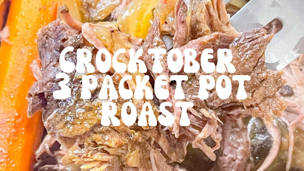 Crock Pot 3 Packet Pot Roast