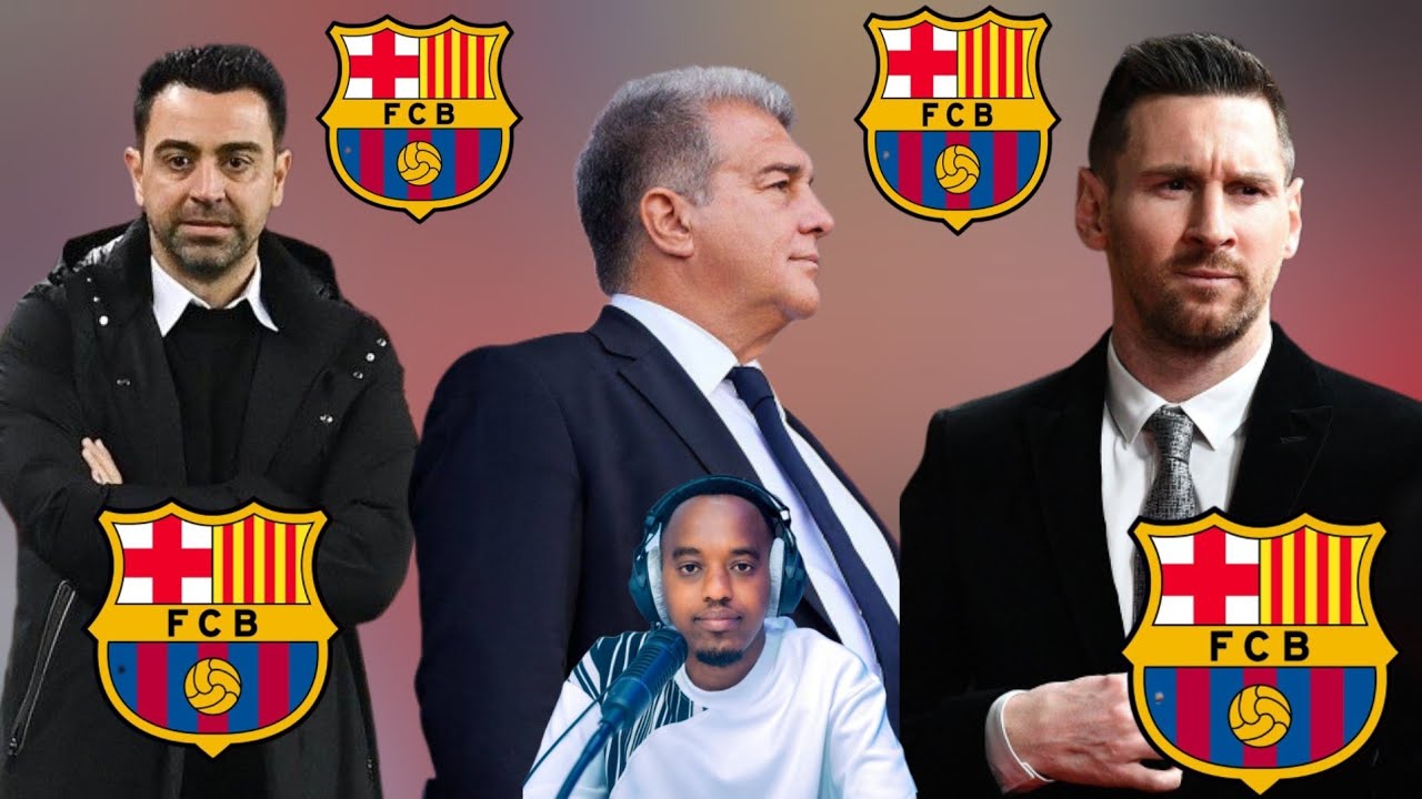 FC BARCELONA 🌟: XAVI na MESSI bari kurwanya Laporta, umva AMAKURU y'imikino iburayi