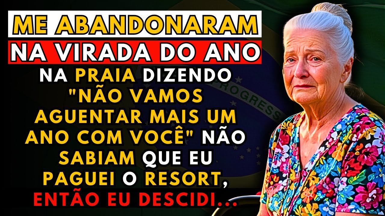 A HISTÓRIA REAL DESTA AVÓ👵ME ABANDONARAM NA VIRADA DO ANO NA PRAIA,ENTÃO EU DESCIDI...