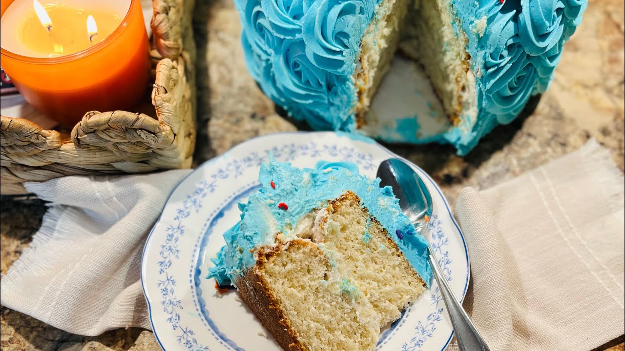 👉 🤫No Talking, cozy ASMR | Baking & Frosting a Birthday Cake 🎂 my first video!