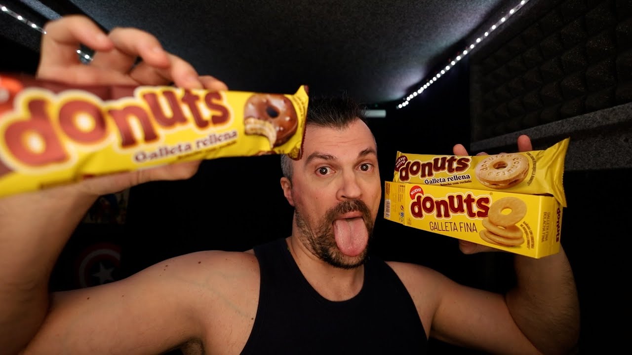 ASMR |  Comendo bolacha DONUTS 😋 Asmr Português