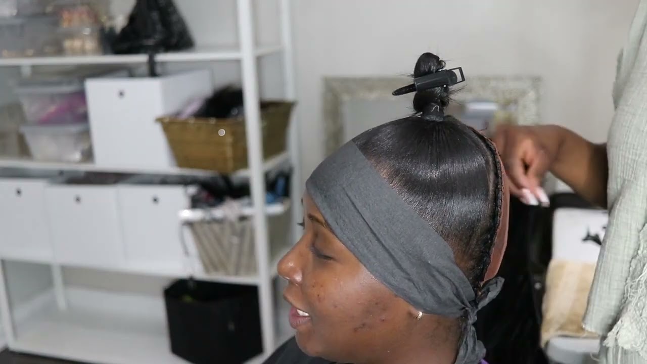 QUICK WEAVE Half Up half Down EXPLAINED in detail| iamroxybennett ponytails