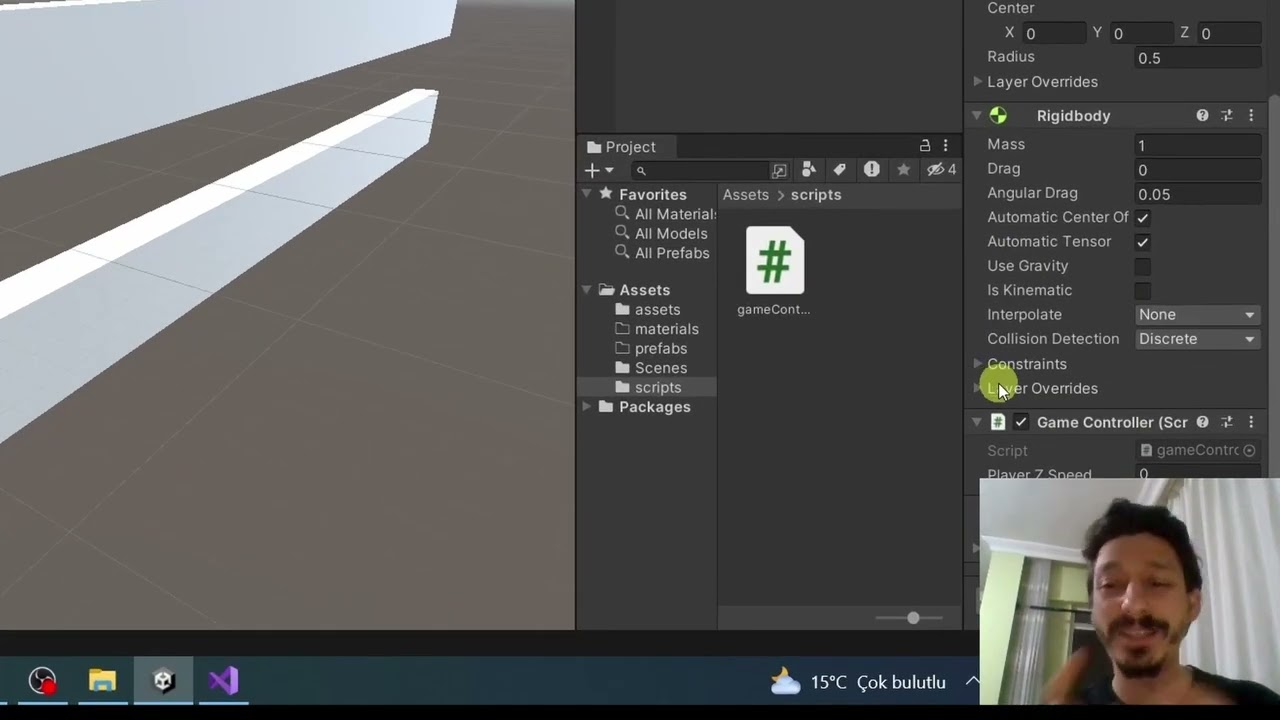 Unity 3D Mobil Oyun Geliştirme 3- Programlamaya Giriş (Gravity Ball)