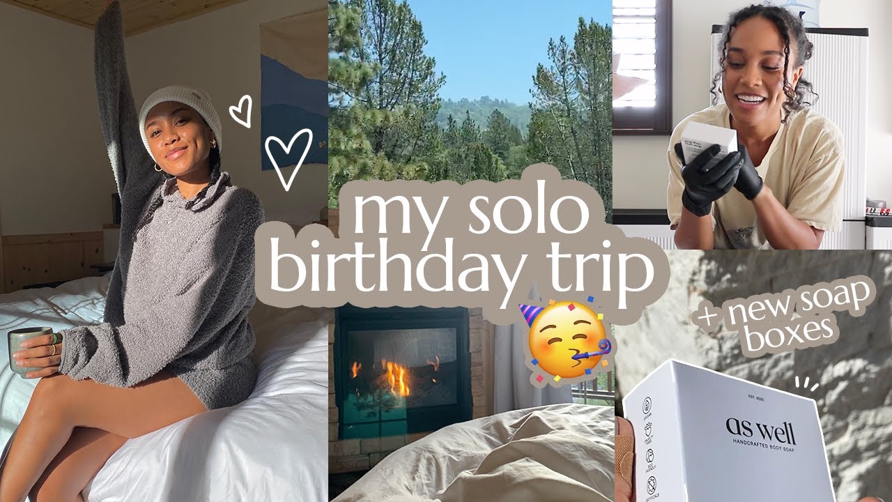 VLOG | моя одиночная поездка на день рождения, я пакую вещи, еду в Биг-Беар и новые мыльницы уже ...