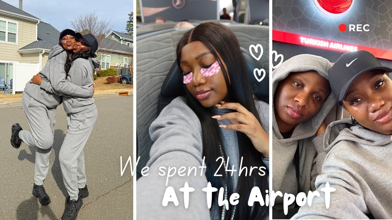 Самые длинные 24 часа в нашей жизни | Мы спали в аэропорту 😱✈️ | Это был горько-сладкий опыт
