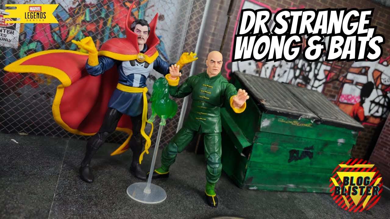 Marvel Legends Dr Strange Wong y Bats Amazon Exclusive Reseña Review En Español