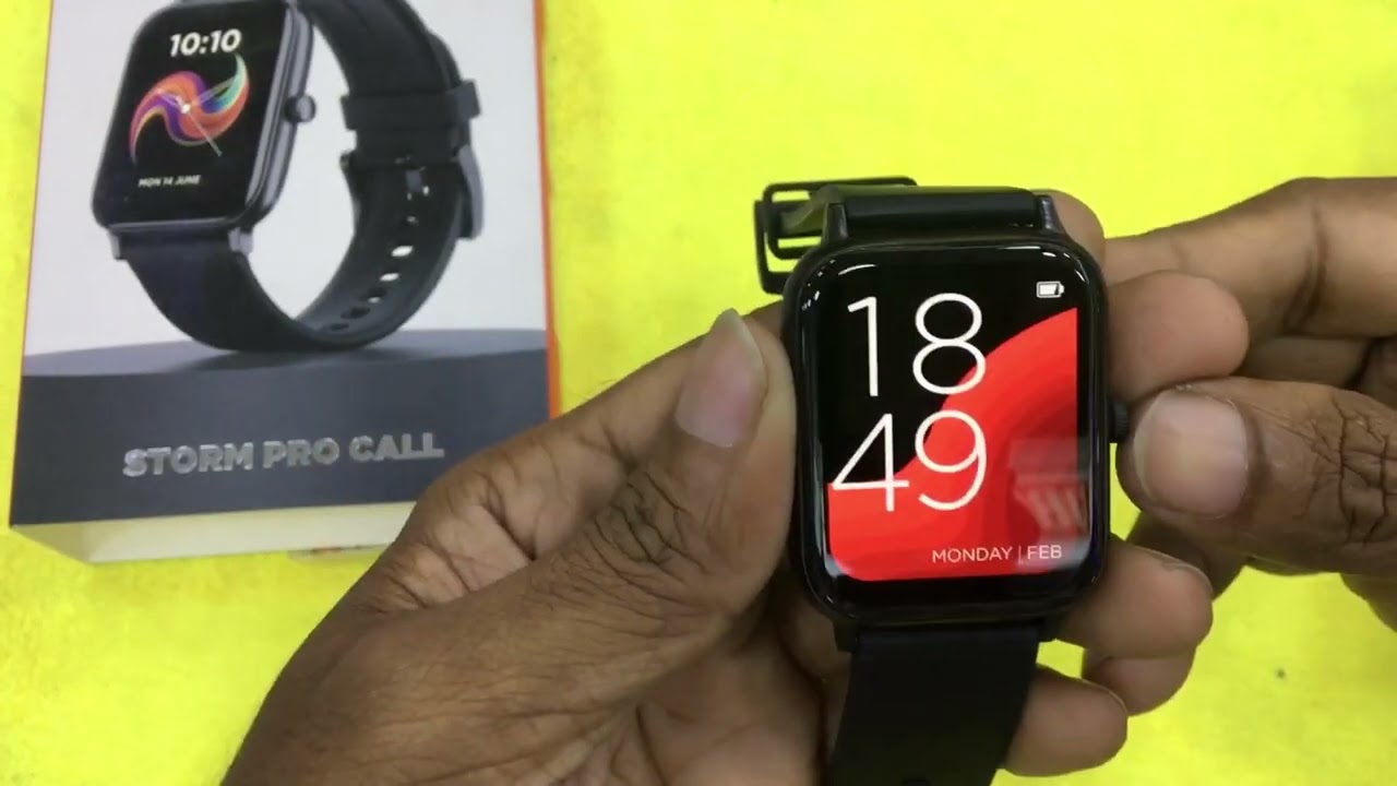 boAt Storm Pro  Smartwatch with 1.78
