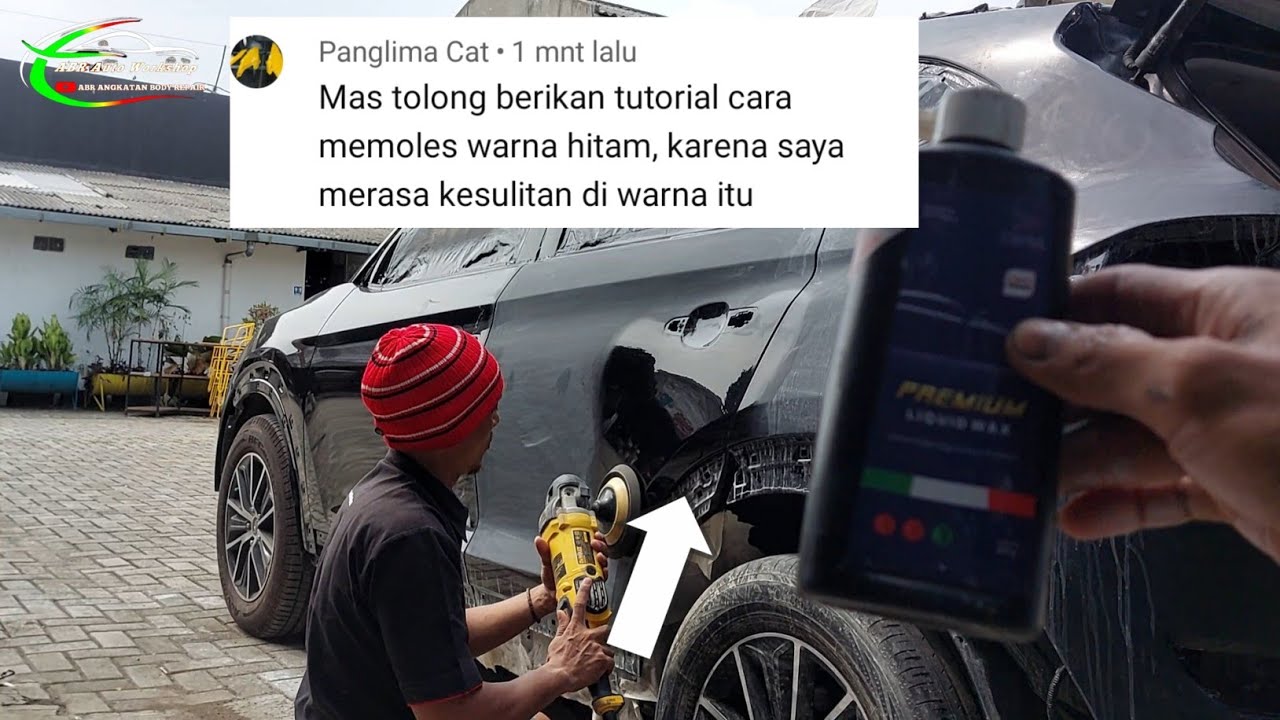 🔴Cara Memoles Mobil Warna Hitam Hanya Dengan 3 Step