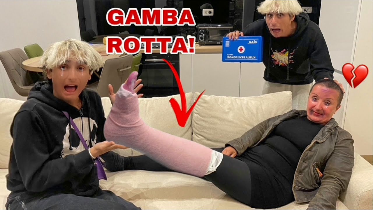 LA NOSTRA MIGLIORE AMICA SI È ROTTA LA GAMBA! È CADUTA PER STRADA!! 🥺 *prendiamoci cura*