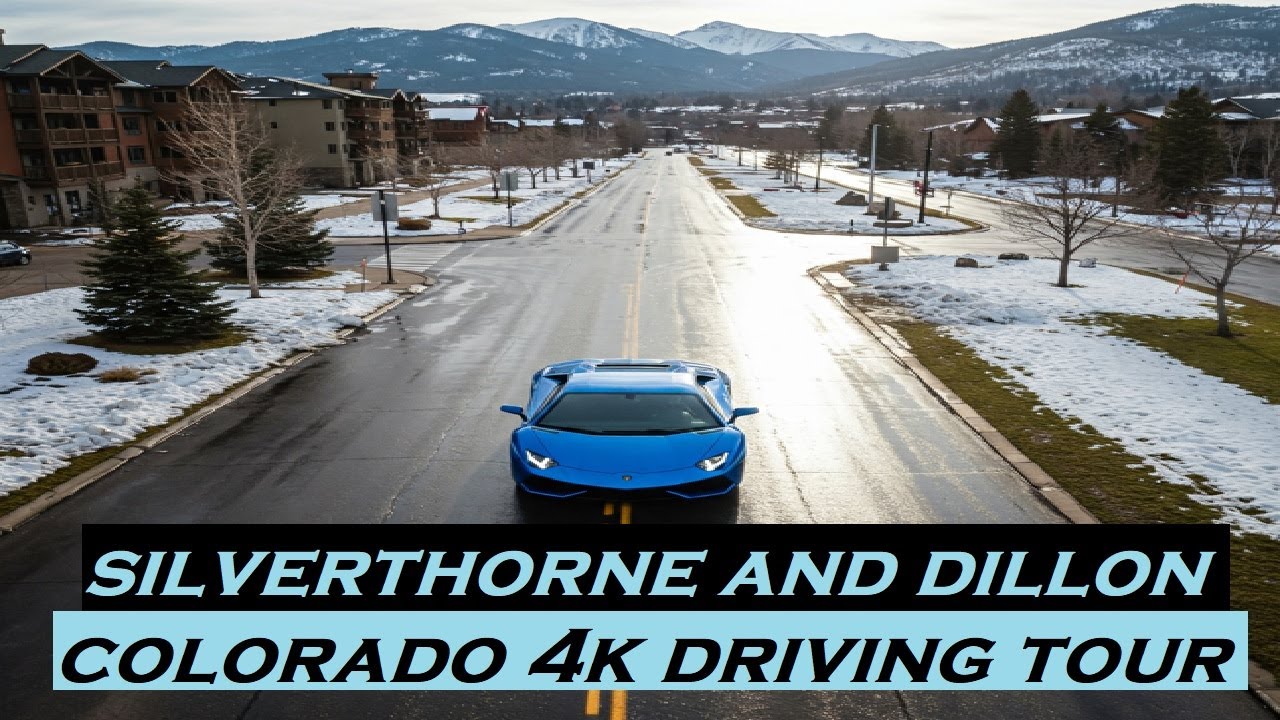 Silverthorne and Dillon, Colorado | 4k Driving Tour | Dashcam